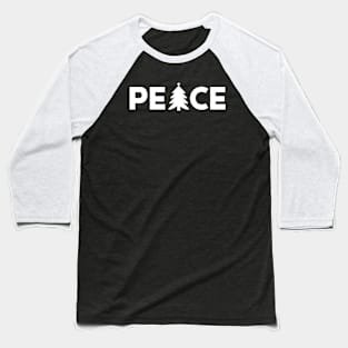 Peace Christmas Tree #4 Baseball T-Shirt